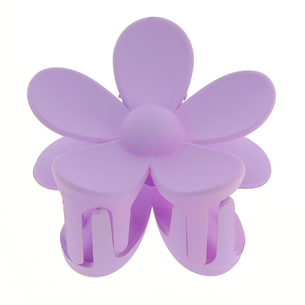Pince croco fleur lila